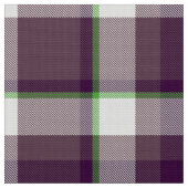Tartan Pattern Eggplant en Green ID210 Stof (Close Up)