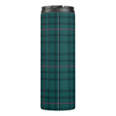 Tartan Pattern Fabric Thermal Tumbler Thermosbeker (Achterkant)