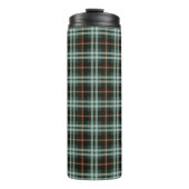 Tartan Pattern Fabric Thermal Tumbler Thermosbeker (Voorkant)