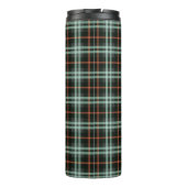 Tartan Pattern Fabric Thermal Tumbler Thermosbeker (Achterkant)