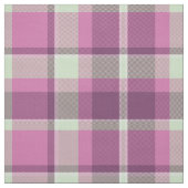 Tartan Pattern Plum en Soft Green ID210 Stof (Swatch)