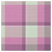 Tartan Pattern Plum en Soft Green ID210 Stof (Close Up)