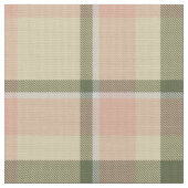 Tartan Pattern Soft Sage en Roos Roze ID210 Stof (Close Up)