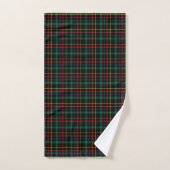 Tartan-patterned towel set with red, green, blue bad handdoek (Handdoek)
