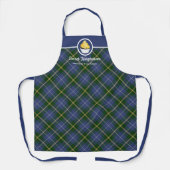 Tartan Plaid Cupcake Bakkerij Schort (Voorkant)