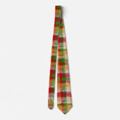 Tartan Plaid Custom Monogrammed Party Stropdas (Achterkant)