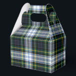 Tartan Plaid Gordon Green Check Party Bedankdoosjes<br><div class="desc">Vul uw cadeaubehoeften in met deze schattige gelaatspreuk Gordon tartan patroon Favor box voor elke speciale gelegenheid,  zoals verjaardagen,  verjaardagen,  feestdagen</div>