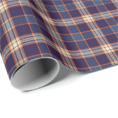 Tartan plaid, kleurrijke marine textuur. cadeaupapier (Rol Hoek)