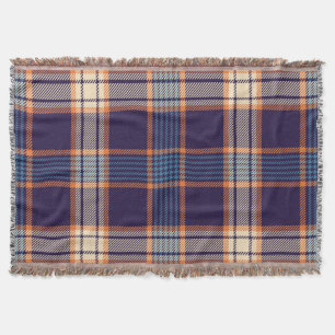 Tartan plaid, kleurrijke marine textuur. deken