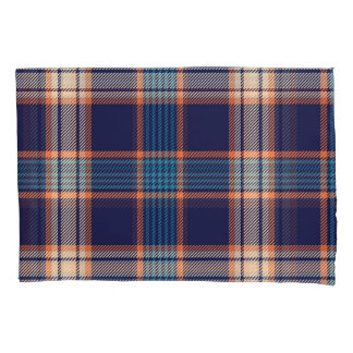 Tartan plaid, kleurrijke marine textuur. kussensloop