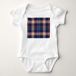 Tartan plaid, kleurrijke marine textuur. romper