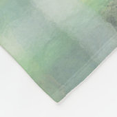 Tartan plaid moderne pastel geel blauw grijs groen fleece deken (Hoek)