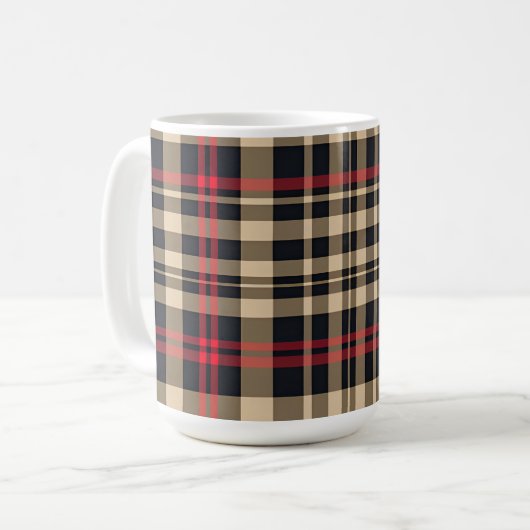 Tartan Plaid Mok (Voorkant links)