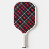 Tartan Plaid Monogram Pickleball Paddle (Achterkant)
