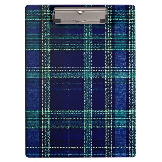 Tartan plaid notebook klembord (Voorkant)