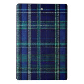 Tartan plaid notebook mini klembord (Achterkant)