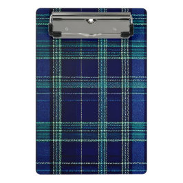 Tartan plaid notebook mini klembord