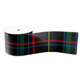 Tartan Plaid Patroon, Groen, Grosgrain Lint (Spoel)