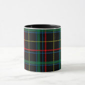 Tartan Plaid Patroon, Groen, Mok (Midden)
