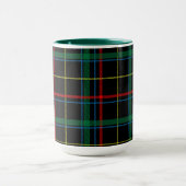 Tartan Plaid Patroon, Groen, Mok (Midden)
