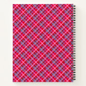 Tartan Plaid Patterned Notitieboek (Achterkant)