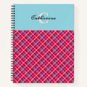 Tartan Plaid Patterned Notitieboek (Voorkant)