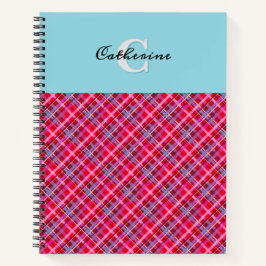Tartan Plaid Patterned Notitieboek