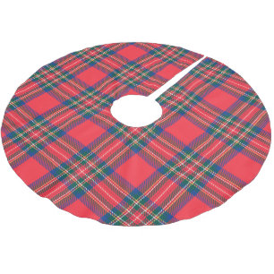 Tartan Plaid Red Classic Feestelijke Kerstvakantie Kerstboom Rok