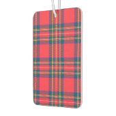 Tartan Plaid Red Classic Feestelijke Kerstvakantie Luchtverfrisser (Links)