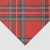 Tartan Plaid Rood Kerstmis Tissuepapier (Detail)