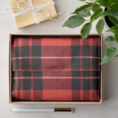 Tartan Plaid Rood Traditioneel Modern Collectie Tissuepapier (Geschenk)