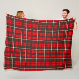Tartan Plaid Rood Traditioneel Populair Collectie Fleece Deken