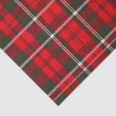 Tartan Plaid Rood Traditioneel Populair Collectie Tissuepapier (Detail)