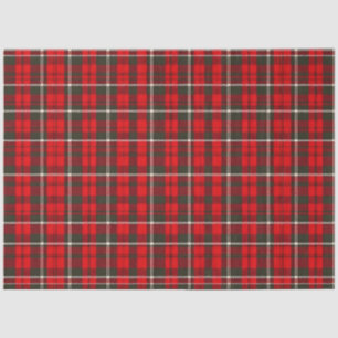 Tartan Plaid Rood Traditioneel Populair Collectie Tissuepapier