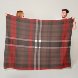 Tartan Plaid Rood Traditioneel Trendy Collectie Fleece Deken