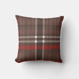 Tartan Plaid Rood Traditioneel Trendy Collectie Kussen