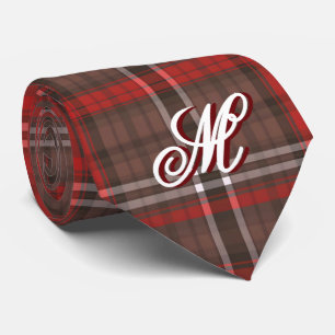Tartan Plaid Rood Traditioneel Trendy Collectie Stropdas