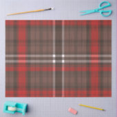 Tartan Plaid Rood Traditioneel Trendy Collectie Tissuepapier (Craft)