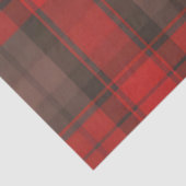 Tartan Plaid Rood Traditioneel Trendy Collectie Tissuepapier (Detail)