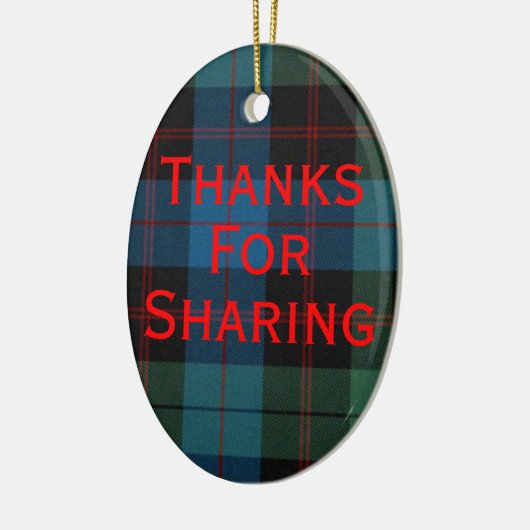 Tartan Program Ornament (Links)