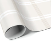 Tartan Pset Beige & White No. 49 Cadeaupapier (Rol Hoek)