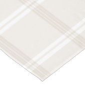 Tartan Pset Beige & White No. 49 Tafelkleed (Gekanteld)