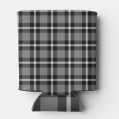 Tartan Pset Black, Grey & White No. 48 Blikjeskoeler (Achterkant)