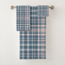 Tartan Pset Blue, Pink & White No. 45