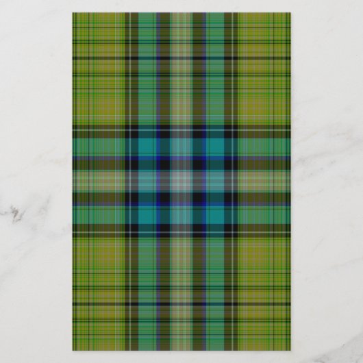Tartan Pset Briefpapier (Voorkant)