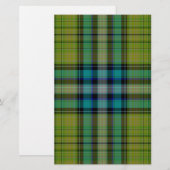 Tartan Pset Briefpapier (Voorkant / Achterkant)