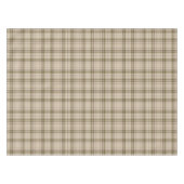 Tartan Pset Brown, Beige & Green No. 59 Tafelkleed (Voorkant (Horizontaal))