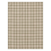 Tartan Pset Brown, Beige & Green No. 59 Tafelkleed (Voorkant)