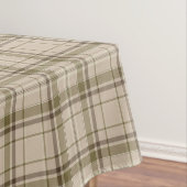 Tartan Pset Brown, Beige & Green No. 59 Tafelkleed (Voorbeeld)