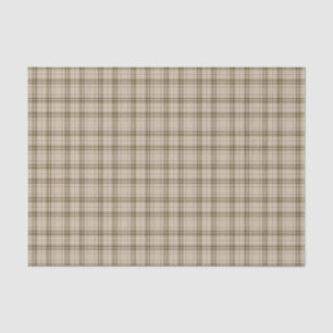 Tartan Pset Brown, Beige & Green No. 59 Tissuepapier